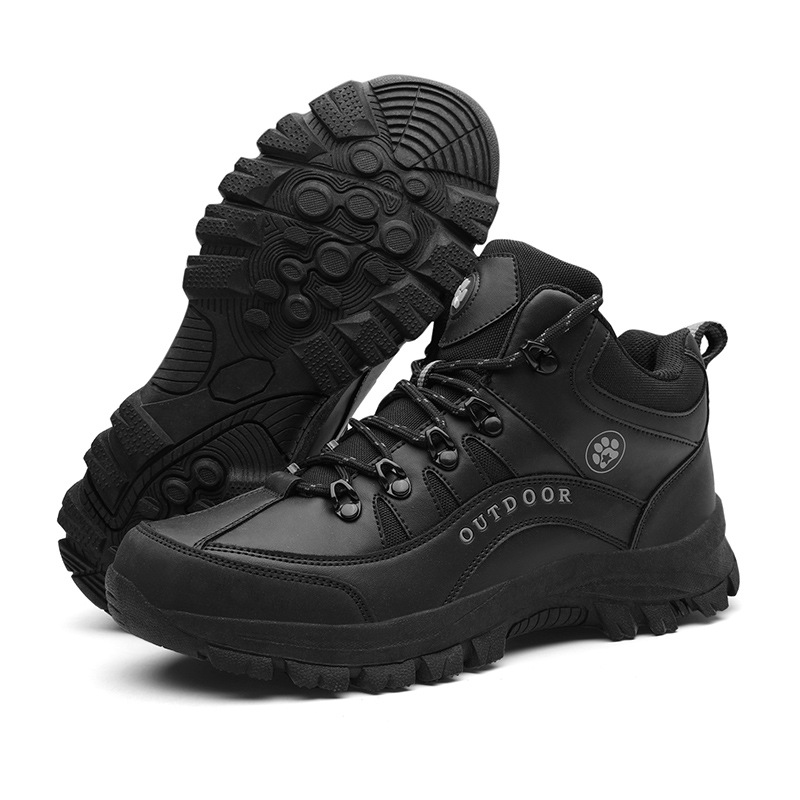 Bristol Hiker Mid Black/Black | Womens Boots Boots Black