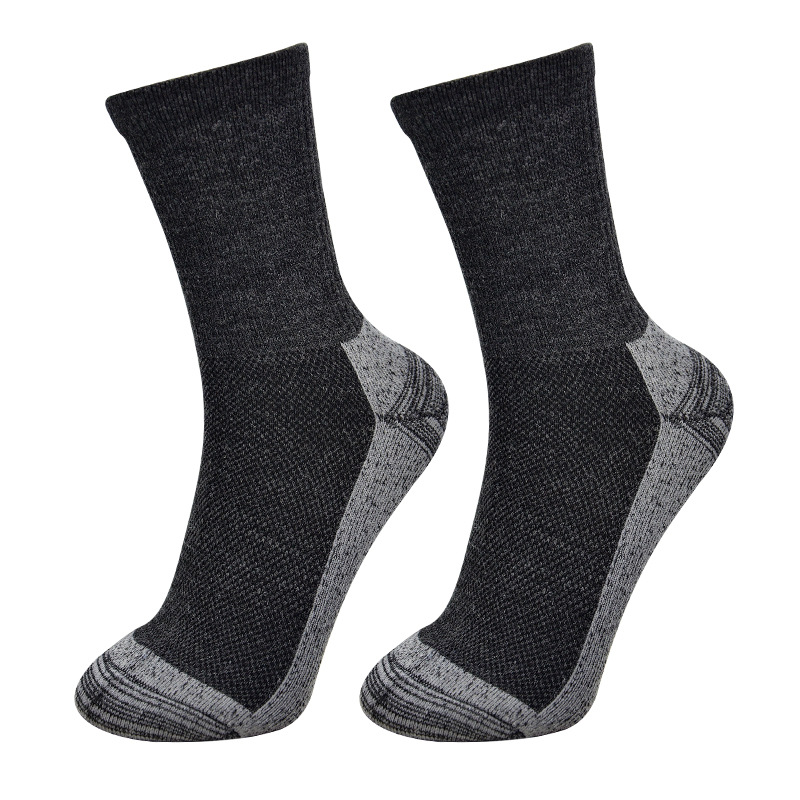 Work Crew Sock 6 Pack Black | Womens/Mens Socks Accessories Black